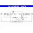 ATE 24.3727-0014.2 - Tirette à câble, frein de stationnement