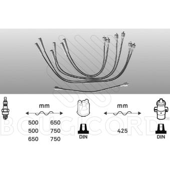 Kit de câbles d'allumage EFI AUTOMOTIVE OEM 1612430