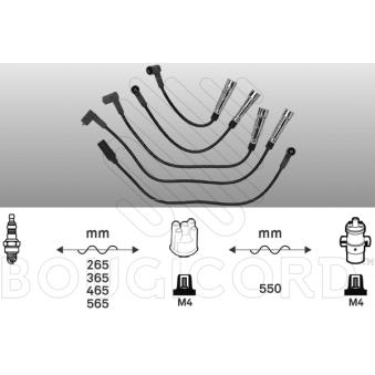 Kit de câbles d'allumage EFI AUTOMOTIVE [4102]