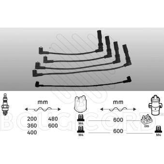 Kit de câbles d'allumage EFI AUTOMOTIVE OEM N10452911 Kit de câbles d'allumage EFI AUTOMOTIVE OEM N10452911
