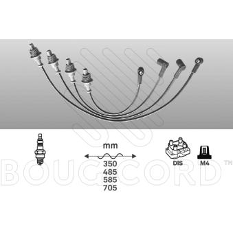 Kit de câbles d'allumage EFI AUTOMOTIVE 4331 pour CITROEN AMI 1.6 - 79cv