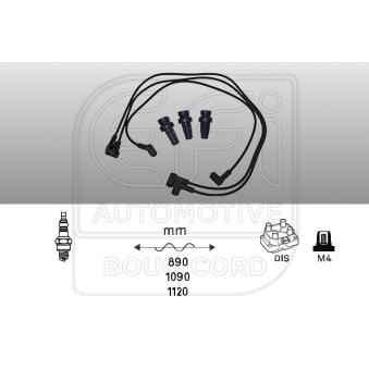 Kit de câbles d'allumage EFI AUTOMOTIVE [4344]