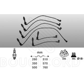 Kit de câbles d'allumage EFI AUTOMOTIVE 5214