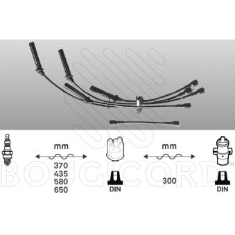 Kit de câbles d'allumage EFI AUTOMOTIVE OEM 9321910