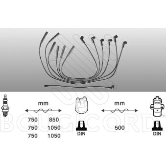Kit de câbles d'allumage EFI AUTOMOTIVE [7106]