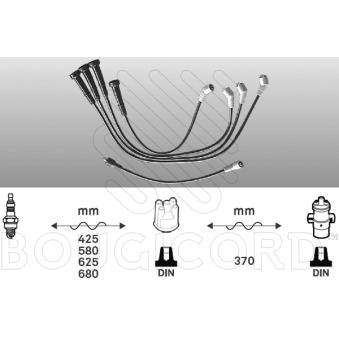 Kit de câbles d'allumage EFI AUTOMOTIVE [7229]
