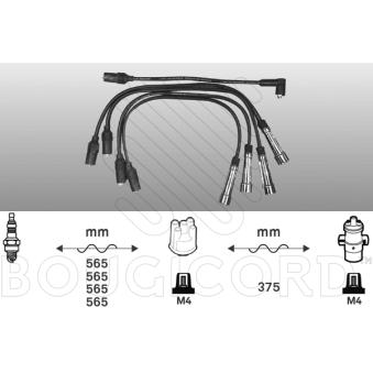 Kit de câbles d'allumage EFI AUTOMOTIVE 7240