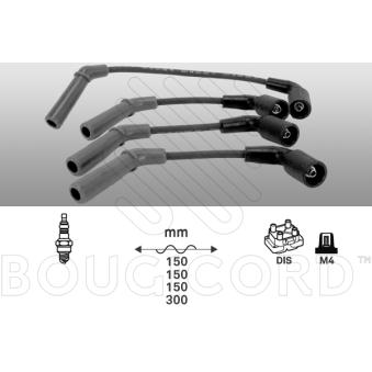 Kit de câbles d'allumage EFI AUTOMOTIVE 8116 pour DAEWOO MATIZ 1.0 - 64cv