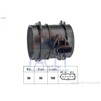 Débitmètre de masse d'air FACET OEM 138357
