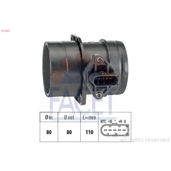Débitmètre de masse d'air FACET OEM 071906461B Débitmètre de masse d'air FACET OEM 071906461B