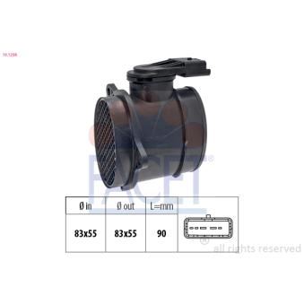 Débitmètre de masse d'air FACET OEM 1380069K00