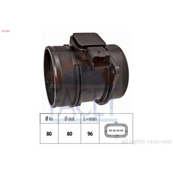 Débitmètre de masse d'air FACET OEM 1920HH