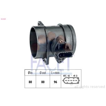 Débitmètre de masse d'air FACET OEM 13627531702