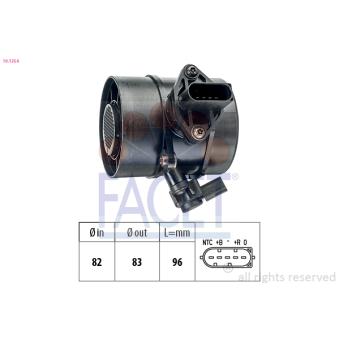Débitmètre de masse d'air FACET OEM 138995