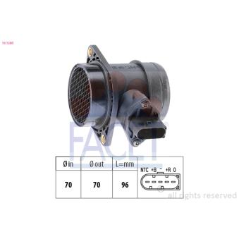 Débitmètre de masse d'air FACET OEM 06A906461A Débitmètre de masse d'air FACET OEM 06A906461A