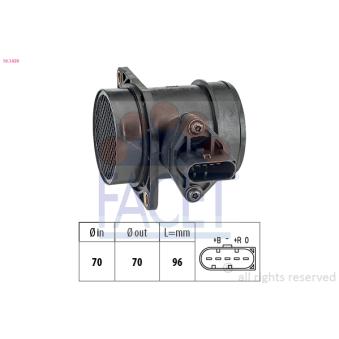 Débitmètre de masse d'air FACET OEM 06A906461CX Débitmètre de masse d'air FACET OEM 06A906461CX