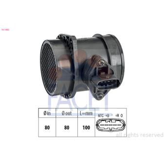 Débitmètre de masse d'air FACET OEM 9470640