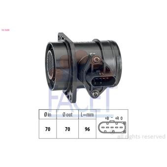 Débitmètre de masse d'air FACET OEM 138989