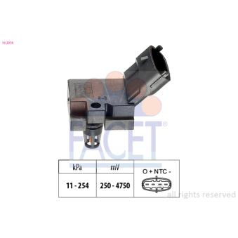 Capteur, pression de suralimentation FACET 10.3078 pour FIAT MAREA T5 - 230cv