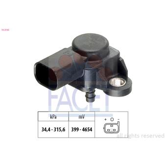 Capteur, pression de suralimentation FACET 10.3165 pour MERCEDES-BENZ CLASSE E E 280 CDI - 190cv