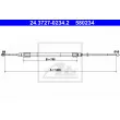 ATE 24.3727-0234.2 - Tirette à câble, frein de stationnement