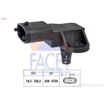 Capteur de pression barométrique, adaptation à l'altitude FACET [10.3240]