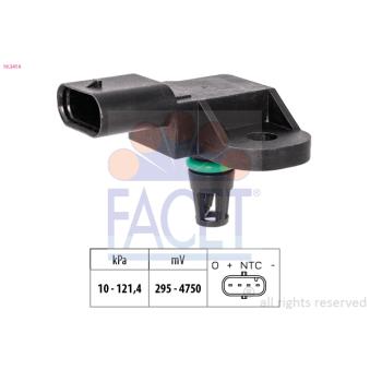 Capteur de pression barométrique, adaptation à l'altitude FACET 10.3414 pour CITROEN C3 1.2 PureTech 82 LPG - 83cv