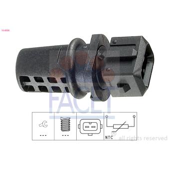 Capteur, température de l'air d'admission FACET 10.4008