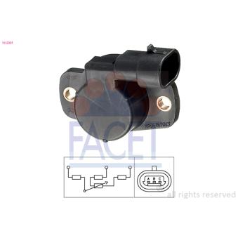 Capteur, position du papillon FACET [10.5001]