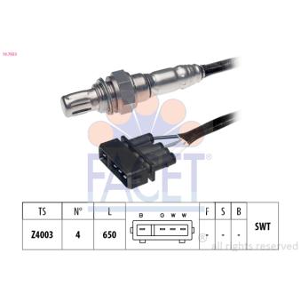 Sonde lambda FACET OEM 021906265N