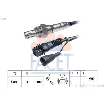 Sonde lambda FACET OEM 034906265F