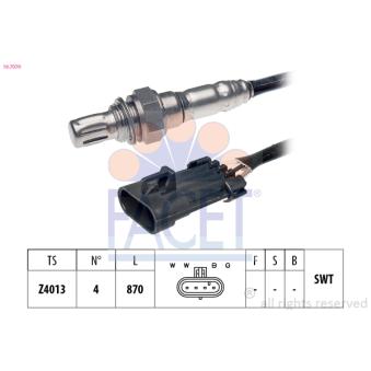 Sonde lambda FACET OEM 46408190
