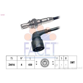 Sonde lambda FACET OEM 11781738331