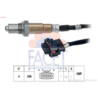Sonde lambda FACET OEM 855366