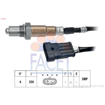 Sonde lambda FACET OEM 55218148