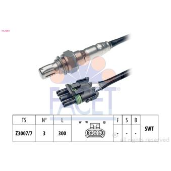 Sonde lambda FACET OEM 7700854506