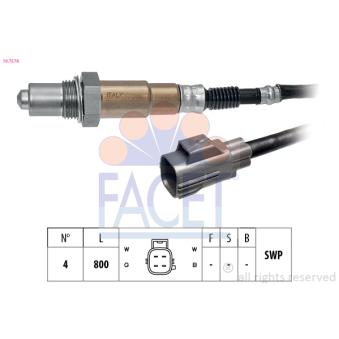 Sonde lambda FACET OEM 9497468