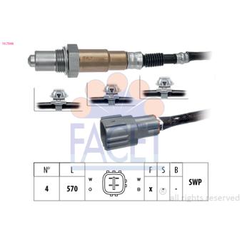 Sonde lambda FACET OEM 8946502040