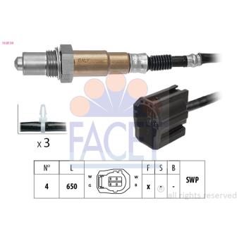 Sonde lambda FACET OEM Z60118861B