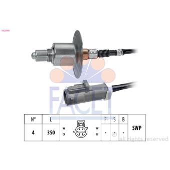 Sonde lambda FACET OEM 1746710