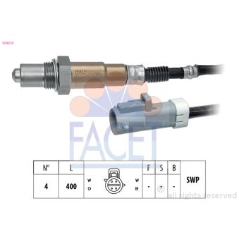 Sonde lambda FACET OEM 1471423