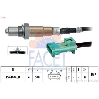 Sonde lambda FACET OEM 1618HC