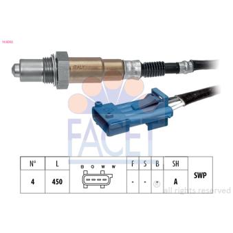 Sonde lambda FACET OEM 55353148
