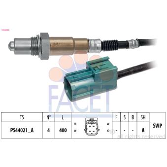 Sonde lambda FACET 10.8304 pour NISSAN ALMERA 2.2 Di - 110cv