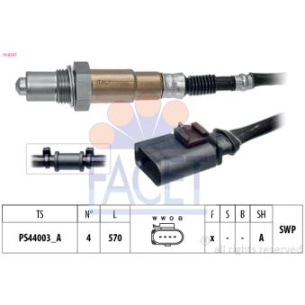 Sonde lambda FACET OEM 06K906262AD