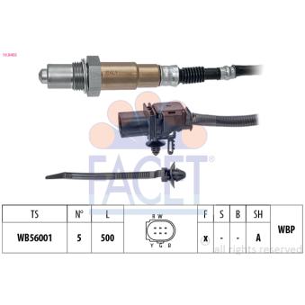 Sonde lambda FACET 10.8405