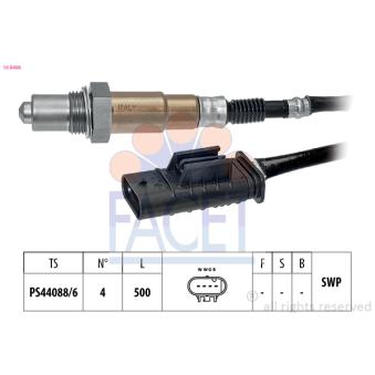 Sonde lambda FACET 10.8496 Sonde lambda FACET 10.8496
