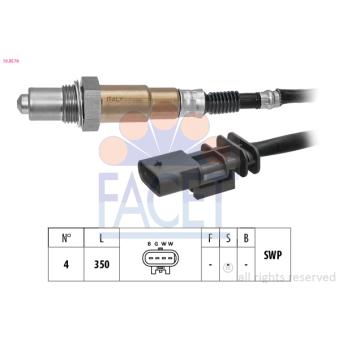 Sonde lambda FACET 10.8576