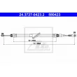 ATE 24.3727-0423.2 - Tirette à câble, frein de stationnement