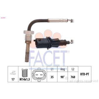 Capteur, température des gaz FACET OEM 55207108